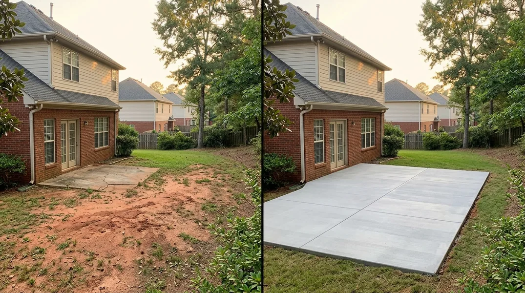 Stamped Concrete Patio Ideas for Columbus, GA Backyards